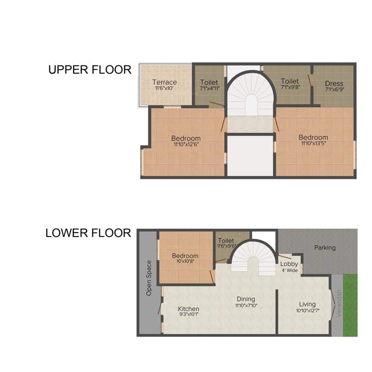 Raviraj Pratiksha Villas (3BHK+3T (2,800 sq ft) + Servant Room 2800 sq ft)