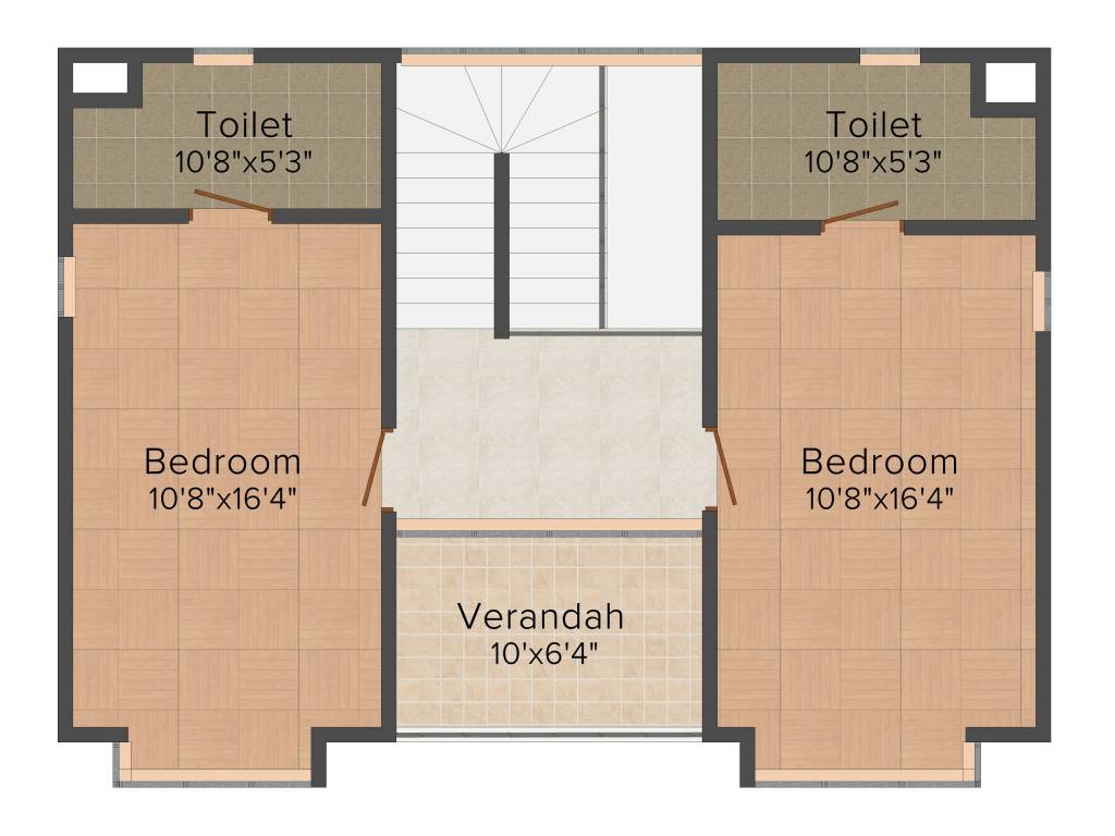 Ambuja Hermitage (2BHK+2T (1,683 sq ft) 1683 sq ft)