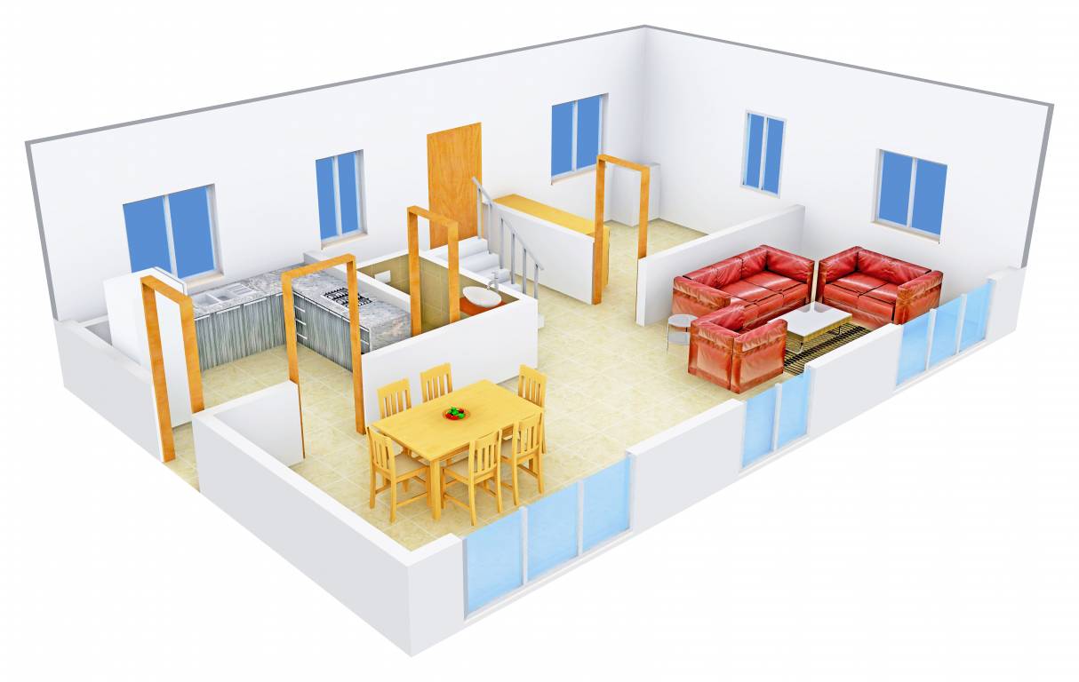 Ambuja Hermitage (2BHK+2T (1,683 sq ft) 1683 sq ft)