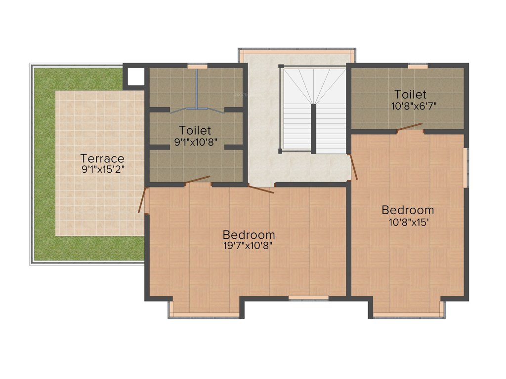 Ambuja Hermitage (3BHK+3T (1,874 sq ft) 1874 sq ft)