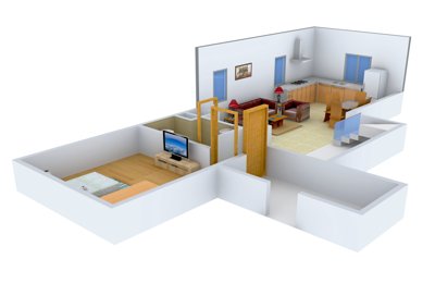 Riviera Sapphire (2BHK+2T (1,506 sq ft) 1506 sq ft)