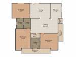 Accurate and Associcates Tulsi Palm 3BHK+3T (1,916 sq ft) + Pooja Room