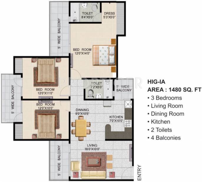 Panchsheel Greens 2 Apartments (3BHK+2T (1,480 sq ft) 1480 sq ft) Panchsheel Greens 2 Apartments (3BHK+2T (1,480 sq ft) 1480 sq ft)