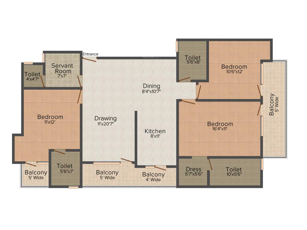 Utkal Heights (3BHK+3T (1,920 sq ft) 1920 sq ft)