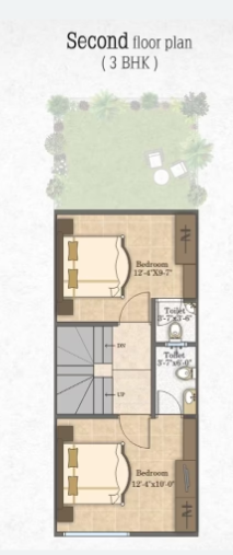  villa Floor Plan Second Floor Plan