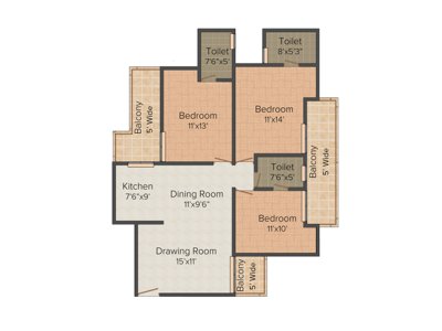 Saviour Green Arch (3BHK+2T (1,160 sq ft) 1160 sq ft) Saviour Green Arch (3BHK+2T (1,160 sq ft) 1160 sq ft)