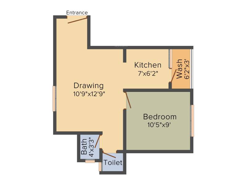 Dharma Vedikaa Residency (1BHK+1T (423 sq ft) 423 sq ft)