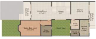 postcard portico villa Floor Plan Ground Floor Plan