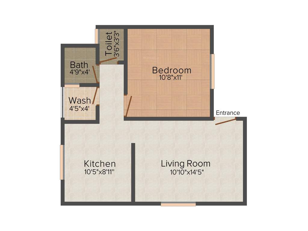 Shreenath Puram (1BHK+1T (760 sq ft) 760 sq ft)