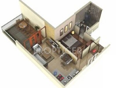 Niche Sky Waters (1BHK+1T (723 sq ft) 723 sq ft) Niche Sky Waters (1BHK+1T (723 sq ft) 723 sq ft)