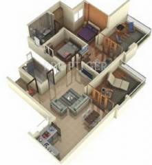 Niche Sky Waters (2BHK+2T (1,156 sq ft) 1156 sq ft)