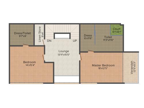 Paghadi Amaranthus Villas (4BHK+4T (4,878 sq ft) 4878 sq ft)