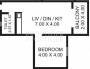 Riviera Sapphire Apartment (1BHK+1T (775 sq ft) 775 sq ft) Riviera Sapphire Apartment (1BHK+1T (775 sq ft) 775 sq ft)