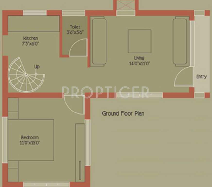 Paghadi Gulab Weekend Farmhouses (2BHK+2T (1,080 sq ft) 1080 sq ft)