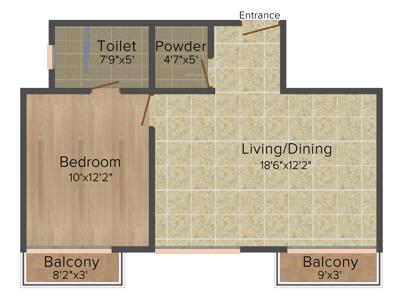 Disha Ashtavinayak (1BHK+1T (665 sq ft) 665 sq ft) Disha Ashtavinayak (1BHK+1T (665 sq ft) 665 sq ft)