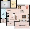 Incity Mithila Homes (1BHK+1T (445 sq ft) 445 sq ft)