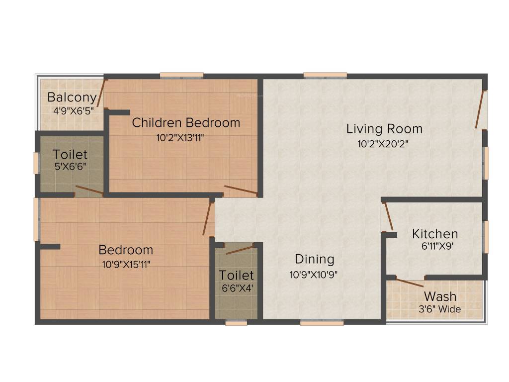 Surya Saket Vihar (2BHK+2T (1,250 sq ft) 1250 sq ft)