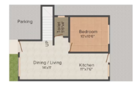  paradise apartments Floor Plan Lower Level Duplex Plan
