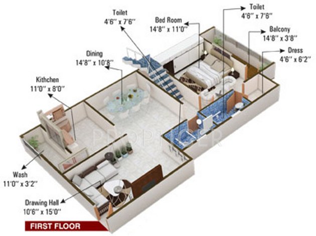 Khilla Palace (4BHK+4T (2,800 sq ft) 2800 sq ft)