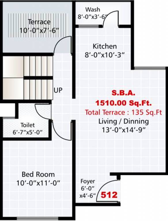 Akshar Vatika (3BHK+3T (1,510 sq ft) 1510 sq ft)