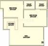 Gyansheela Super City (2BHK+2T (888 sq ft) 888 sq ft)