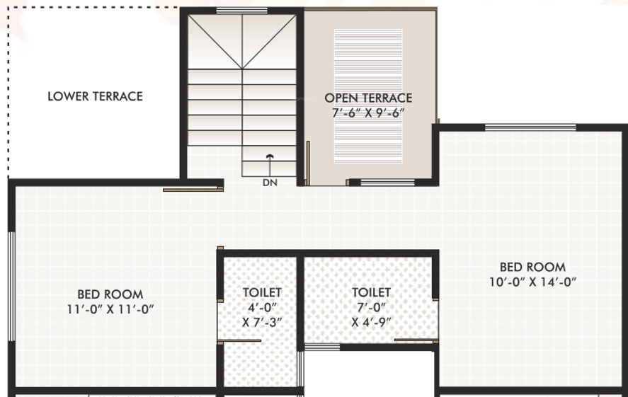 Akshar Upvan (3BHK+3T (1,550 sq ft) 1550 sq ft)