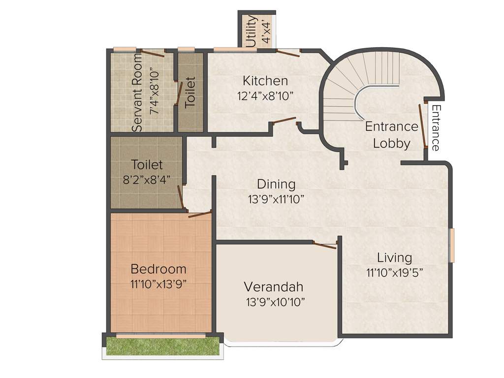 DSK Vishwa Villa (3BHK+3T (3,118 sq ft) + Servant Room 3118 sq ft)