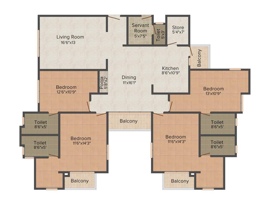 Manglam Aroma (4BHK+4T (2,340 sq ft) 2340 sq ft)