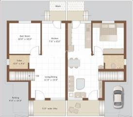  residency Floor Plan Ground Floor Plan