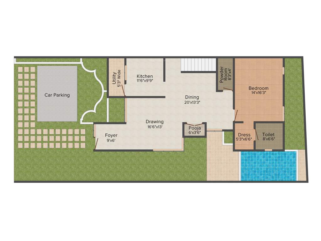 Veerabhadra Fort View Villas (3BHK+4T (2,730 sq ft) 2730 sq ft)