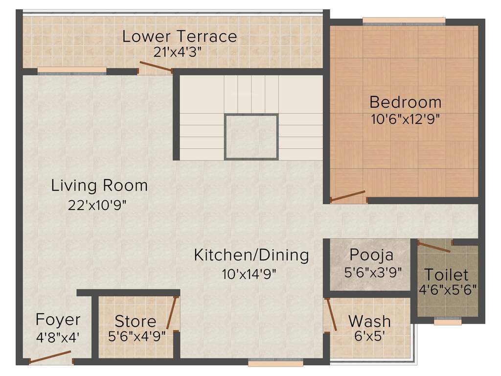 Kanha Landmark (3BHK+3T (2,000 sq ft) 2000 sq ft)