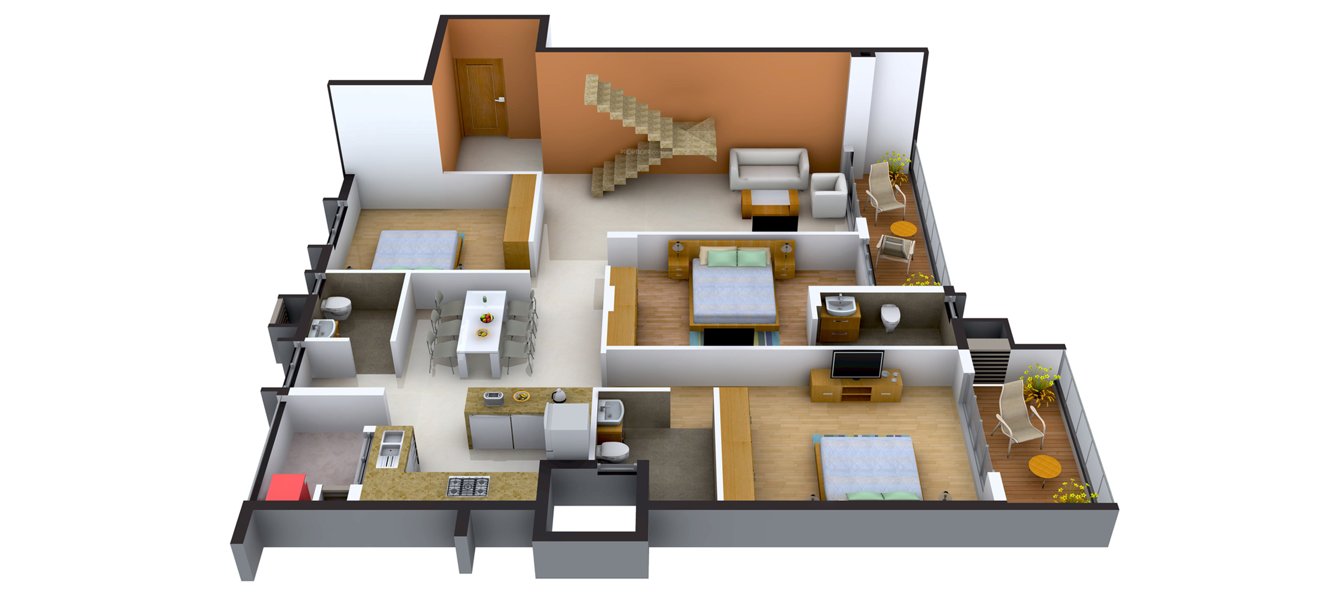 Cauvery Serenity (3BHK+3T (1,768 sq ft) 1768 sq ft)