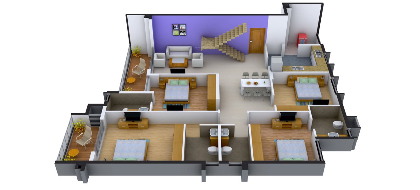 Cauvery Serenity (4BHK+4T (1,936 sq ft) 1936 sq ft)