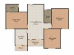 IBD Royal Citii (3BHK+3T (1,235 sq ft) 1235 sq ft) IBD Royal Citii (3BHK+3T (1,235 sq ft) 1235 sq ft)