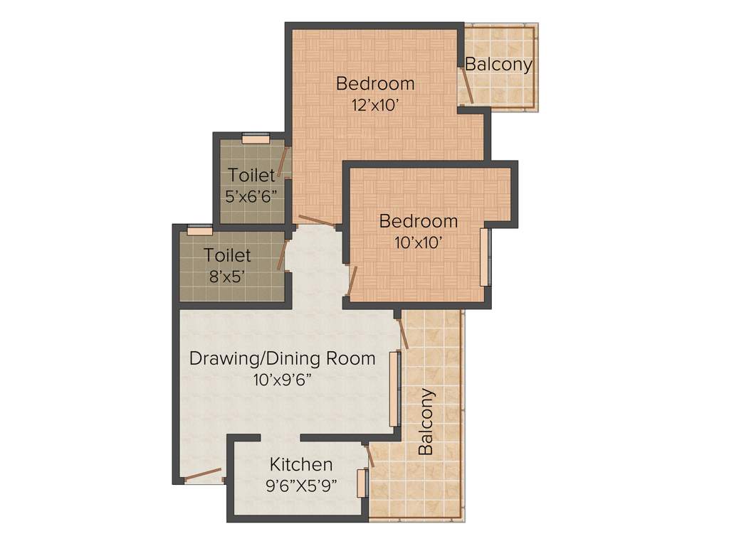 Investment Vedanta Homes (2BHK+2T (944 sq ft) 944 sq ft)