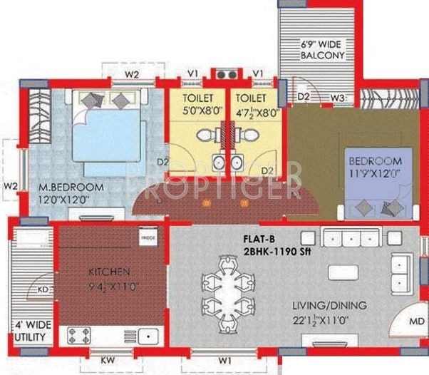 Riddhi Nest (2BHK+2T (1,190 sq ft) 1190 sq ft) Riddhi Nest (2BHK+2T (1,190 sq ft) 1190 sq ft)