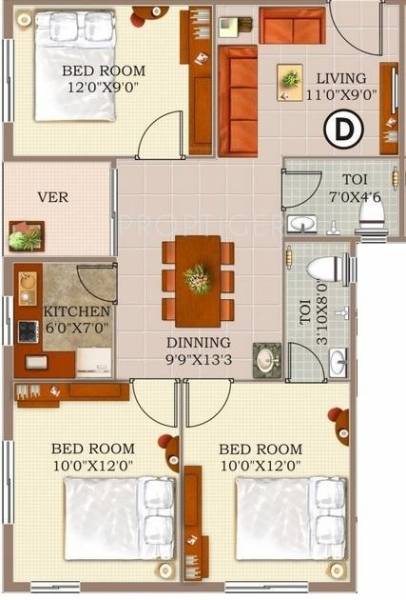  meena-sunrise Floor Plan Floor Plan