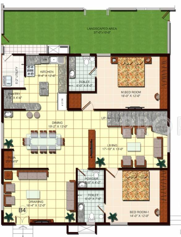  the fountainhead Floor Plan Lower Level Duplex Plan