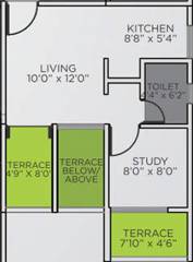 VTP Urban Nest (1BHK+1T (517 sq ft) 517 sq ft) VTP Urban Nest (1BHK+1T (517 sq ft) 517 sq ft)