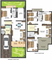 Ashiana Gulmohar Gardens Villas (4BHK+4T (2,470 sq ft) + Servant Room 2470 sq ft)
