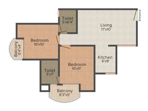 SM Shri Vallabh (2BHK+2T (903 sq ft) 903 sq ft) SM Shri Vallabh (2BHK+2T (903 sq ft) 903 sq ft)