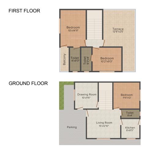 Dream Sunshine Valley (3BHK+3T (1,250 sq ft) 1250 sq ft)