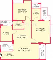 Gurupragya Gurushikhar (2BHK+2T (1,380 sq ft) 1380 sq ft) Gurupragya Gurushikhar (2BHK+2T (1,380 sq ft) 1380 sq ft)
