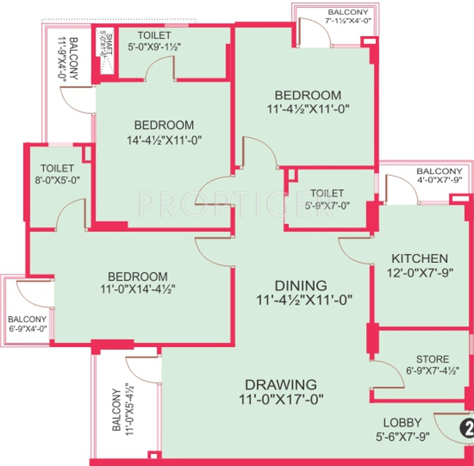 Gurupragya Gurushikhar (3BHK+3T (1,779 sq ft) 1779 sq ft) Gurupragya Gurushikhar (3BHK+3T (1,779 sq ft) 1779 sq ft)