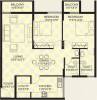Plama Grande (2BHK+2T (1,170 sq ft) 1170 sq ft)