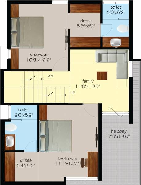 Aspire Silver Springs (3BHK+3T (1,200 sq ft) 1200 sq ft)