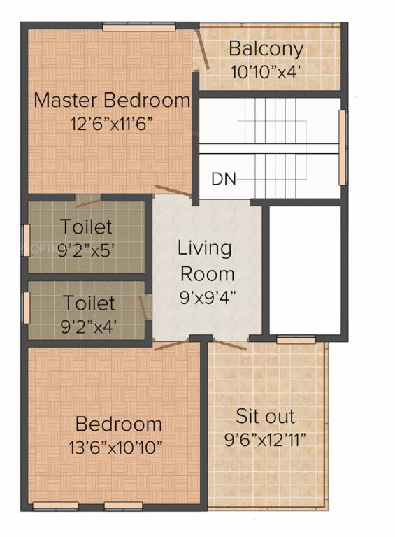  orchid residency Floor Plan First Floor Plan