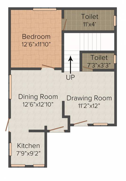  orchid residency Floor Plan Ground Floor Plan
