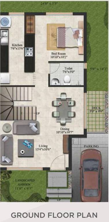  casagrand arena Floor Plan Ground Floor Plan