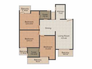 Care The Alien Court (3BHK+2T (1,500 sq ft) 1500 sq ft)